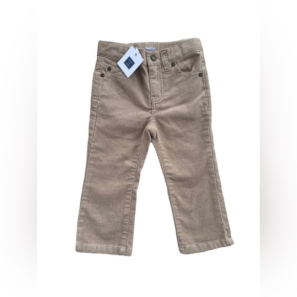 Janie and Jack NWT 18-24 Months Tan Corduroy Pants - Picture 1 of 6